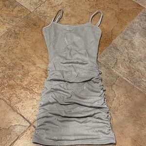 Katie JNYC- tweens/kids Silver Dress